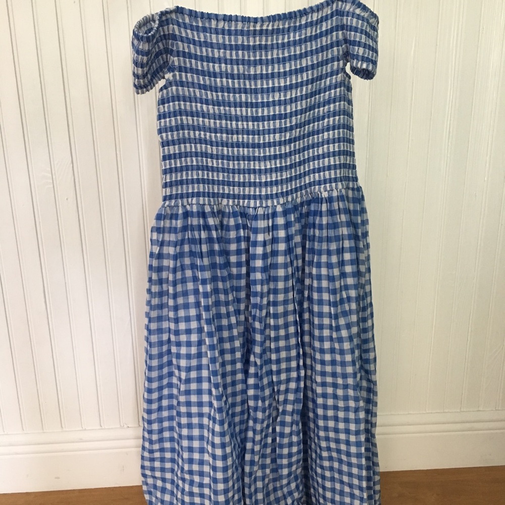 J. Crew smocked gingham sundress